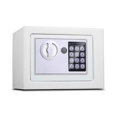 17E Home Mini elektronische beveiliging Lock box Wandkast veiligheid box zonder munt bediende functie (wit)