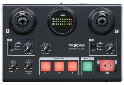 Tascam US-42B - MiniStudio-Series "Creator" - USB-audio-interface