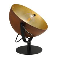 Masterlight StoereIndustria Uplighter 30cm roestbruin met oudgoud - 4199-25-08-B - thumbnail