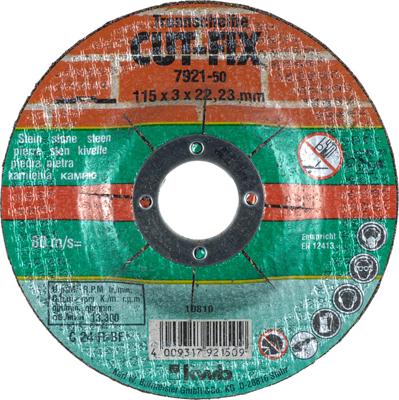 kwb 792150 Doorslijpschijf recht 115 mm 1 stuk(s) Steen