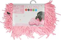 Eat Slow Live Longer Play Mat Pink - thumbnail