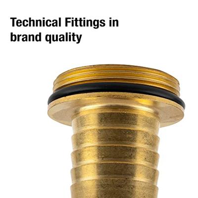 GARDENA 07149-20 Messing Slangschroefstuk 47,81 mm (1 1/2) buitendraad, 32 mm (1 1/4) Ø GARDENA 07149-20 Messing Slangschroefstuk 47,81 mm (1 1/2) buitendraad, 32 mm (1 1/4) Ø