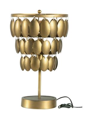 WOOOD Tafellamp 'Moondust', kleur Antique Brass