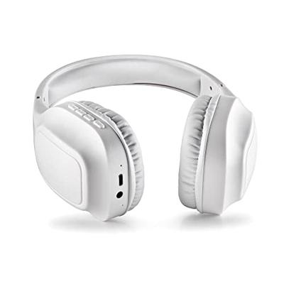 NGS ARTICA WRATH WHITE - Supra-aurale draadloze koptelefoon, compatibel met Bluetooth-technologie, ingebouwde microfoon, 10 uur batterijduur, Wit kleur