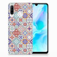 Huawei P30 Lite | TPU | Siliconen hoesje | Tiles Color - thumbnail