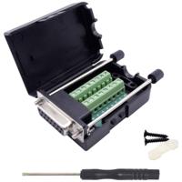 Quadrios 2010C253 D-sub bus Aantal polen: 15 Schroeven 1 set(s) - thumbnail