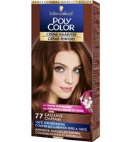 Schwarzkopf Poly Color Semi Permanente Haarverf 77 Kastanje - thumbnail