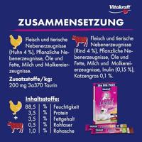 VITAKRAFT Cat Liquid-Snack with beef and chicken - Kattensnoepje - 16 x 15g - thumbnail