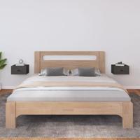 Nachtkastjes 2 st wandgemonteerd 40x29,5x22 cm grijs - thumbnail