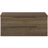 Seville Badmeubelset 120 cm - 2 Laden Esu - Wastafelblad Tabacco Edge Greep - thumbnail