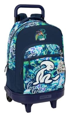 Schoolrugzak met Wielen El Niño Kook Marineblauw 33 x 45 x 22 cm