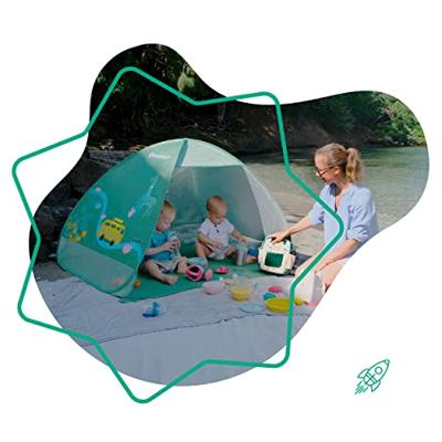 Badabulle Anti-UV-tent voor kinderen, pop-upsysteem, FPS 50+ bescherming Badabulle Anti-UV-tent voor kinderen, pop-upsysteem, FPS 50+ bescherming