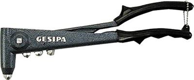 Gesipa Hand-blindklinknageltang | lengte 275 mm | werkbereik 2,4-5 mm | met openingsveer | 1 stuk - 1434028 - 1434028 Gesipa Hand-blindklinknageltang | lengte 275 mm | werkbereik 2,4-5 mm | met openingsveer | 1 stuk - 1434028 - 1434028