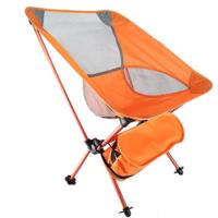 Outdoor draagbare vouwen Camping stoel licht vissen strandstoel luchtvaart aluminiumlegering rugleuning fauteuil - thumbnail
