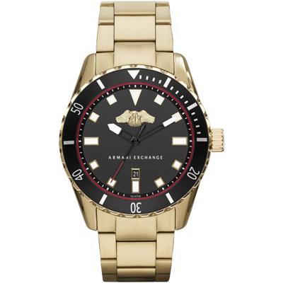 Horlogeband Armani Exchange AX1710 Staal Doublé 22mm