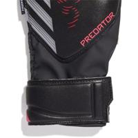 adidas Predator Match Fingersave Keepershandschoenen Kids Zwart Rood Grijs - thumbnail