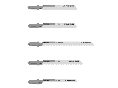 PARKSIDE Decoupeerzaagbladen (Metaal)