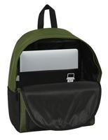 Laptoptas Safta Dark Forest Zwart Groen 31 x 40 x 16 cm - thumbnail