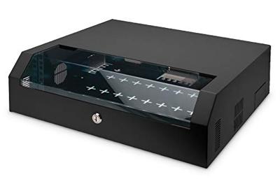 Digitus DN-19 04U-PB-B 19inch-wandkast (b x h x d) 500 x 145 x 475 mm 3 HE Zwart (RAL 9005)