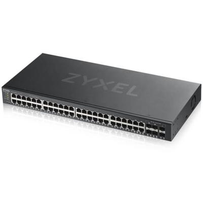 ZyXEL GS1920-48V2 Managed Gigabit Ethernet (10/100/1000) Zwart ZyXEL GS1920-48V2 Managed Gigabit Ethernet (10/100/1000) Zwart