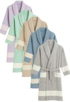 Peshtemal badjas van katoen - Hamam badjas - unisex-lila-l/xl - thumbnail