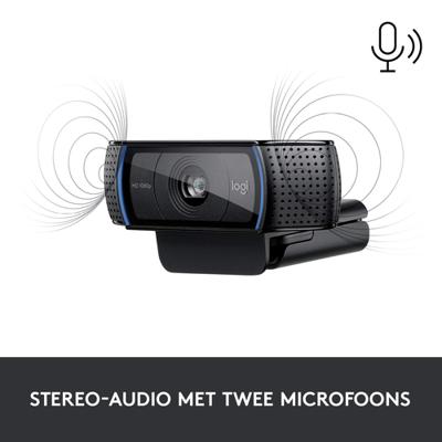 Webcam Logitech C920 HD Pro Zwart 30 fps - thumbnail