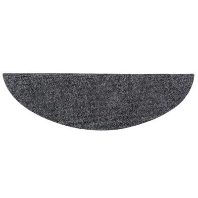Trapmatten zelfklevend 10 st 56x17x3 cm naaldvilt donkergrijs