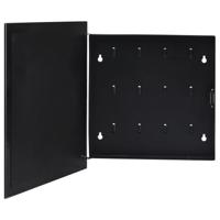 VidaXL Sleutelkast met magneetbord 35x35x4 cm zwart - thumbnail