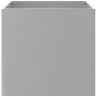 VidaXL Plantenbak 42x40x39 cm gegalvaniseerd staal zilverkleurig