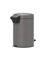 Brabantia pedaalemmer Newlcon 3 liter mineral concrete grey - thumbnail