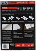 GBC HighSpeed lamineerhoes ft A4, 150 micron (2 x 75 micron), pak van 100 stuks - thumbnail