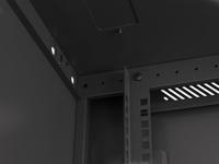 Lanberg WF01-6612-00B rack 12U Wandrek Zwart - thumbnail