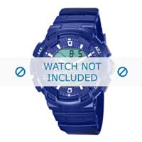 Horlogeband Calypso K5579-4 Kunststof/Plastic Blauw 20mm - thumbnail