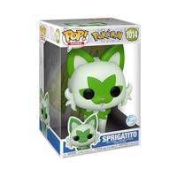 Pokemon Funko Pop Vinyl: Jumbo Size Sprigatito - thumbnail