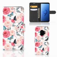 Samsung Galaxy S9 Hoesje Butterfly Roses - thumbnail