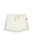 Like Flo zomer sweat short meisjes teens - off wit - embroiderie - Fib - thumbnail