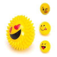 Nobleza Honden stekelbal met licht en piep - 7 cm - thumbnail