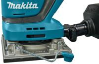 Makita DBO484Z Accu-vlakschuurmachine Zonder accu 18 V 102 x 112 mm Aantal meegeleverde accus: 0 - thumbnail