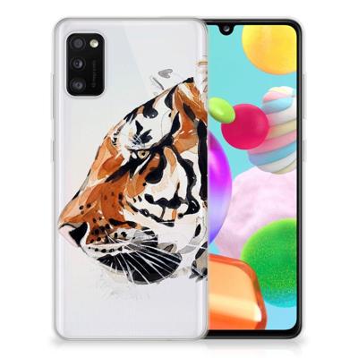 Smartphone hoesje Samsung Galaxy A41 Watercolor Tiger