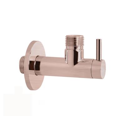 Hoekstopkraan Hotbath Cobber Rond met Filter Geborsteld Koper PVD