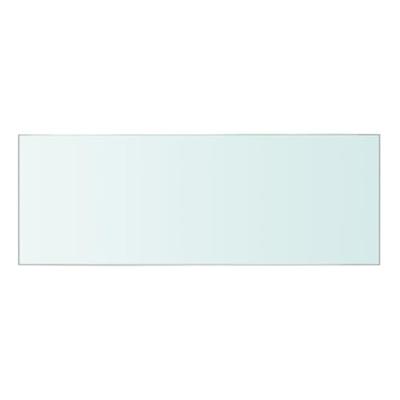 Wandschap transparant 40x12 cm glas