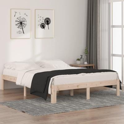 Bedframe massief grenenhout 140x190 cm