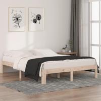 Bedframe massief grenenhout 140x190 cm - thumbnail