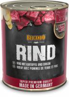 Belcando Super Premium blik [6 x 800 g rundvlees met aardappelen en erwten] | natvoer voor honden | natvoer blik | compleet voer voor honden van alle rassen - thumbnail