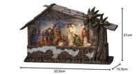 Kerstlantaarn LED kerststal Konstsmide - Konstsmide - thumbnail