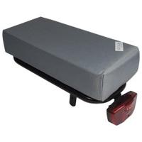 en Zo Fietskussen Bagagedragerkussentje BIG Zilver - thumbnail