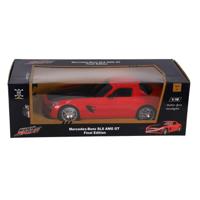 Kool Speed Rc mercedes-benz sls amg gt final edition 1:16 + licht rood/zwart - thumbnail
