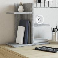 Bureau organiser 42x21,5x42 cm bewerkt hout grijs sonoma eiken - thumbnail