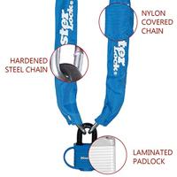 MASTER LOCK Fietsslotketting met sleutelhangslot - Ideaal voor fietsen, elektrische fietsen, ATV's en meer - thumbnail