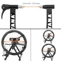 Fietstrainer Zwart 26-28 inch - max 150kg - thumbnail